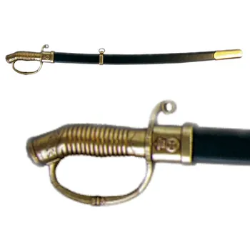 

DENIX replica sword, Sabre de la Orden Militar de San Jorge, 97cm, de metal, non-sharpened sheet, for decoration, collecting