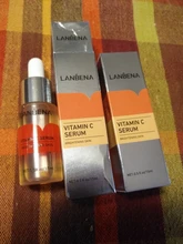 LANBENA-suero Facial blanqueador con vitamina C, esencia para la piel que aclara las manchas, elimina manchas oscuras y pecas