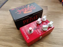Pigtone-Pedal PP-24 efecto de distorsión clásica, accesorios para guitarra eléctrica, efectos de pedales, Bypass Real