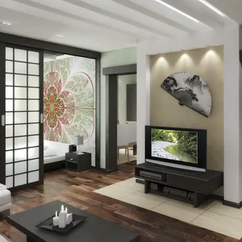 

Wall mural-Fractal flower - 200x154 cm