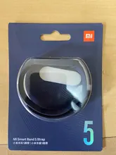 Xiaomi-Pulsera Mi Band 5 de silicona, correa amarilla 100% original, muñeca, repuesto
