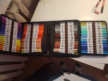 Conjunto de rotuladores de doble punta, Set de 12-120 rotuladores para dibujo artístico, obra de arte con acuarela