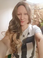 HENRY-Suarez largo ondulado marrón Rubio Ombre peluca Natural Sintético pelucas para mujeres medio fiesta Cosplay Peluca de pelo resistente al calor