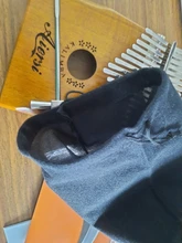 Bag Book Tune-Hammer Gecko Kalimba Thumb Instruction Koa Musical-Gift Aiersi 17-Keys