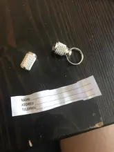 Bonitos juguetes de perro interactivo pelota para perro mascota gato de juguete con campana pequeña Arco Iris perros etiqueta de dirección collar accesorios #1227