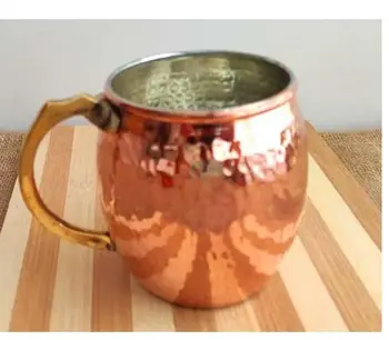 

Moscow mule copper cup with 1% 100% 100% pure solid copper cup handmade copper cup barrel Moscow mule made in turkey