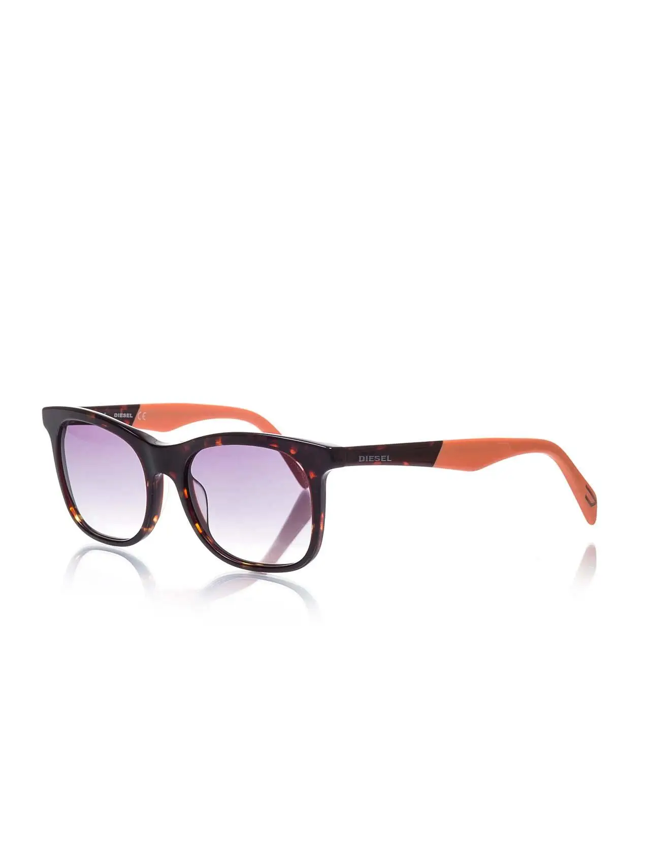 

Women's sunglasses dl 0154 52b bone Brown organic square square 54-18-140 diesel