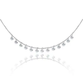 

Silver Pendant with crystal