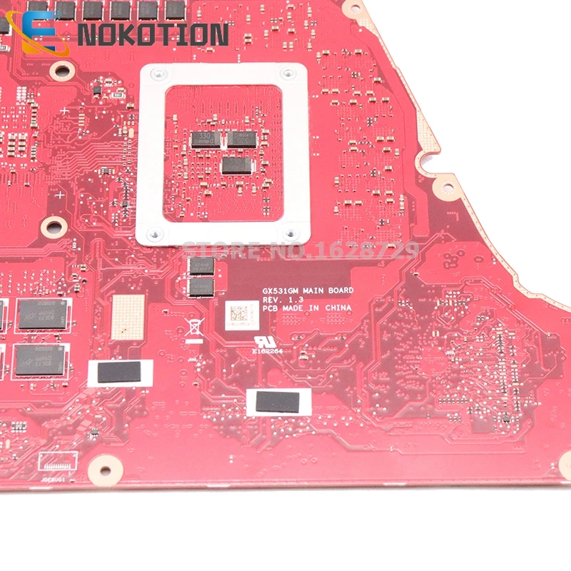 NOKOTION GX531GM основная плата для ASUS ROG zephyрус S GX531GS 15,6 дюймов материнская плата для ноутбука SR3YY I7-8750H процессор DDR4 GTX 1070 8 Гб