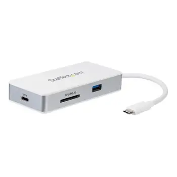 

Adapter USB-C multiport StarTech.com with SD card reader (UHS-II) /Power supply 100W / 4K HDMI / GbE / U