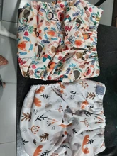 Elinfant-pañal de tela de malla de café transpirable, impermeable, reutilizable, pañal de tela para bebé