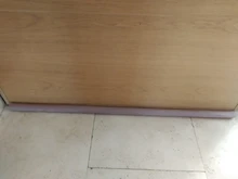 Tira de sellado inferior Flexible para puerta, tope de sellado para puerta, burlete, bloqueador de polvo y viento, 93CM