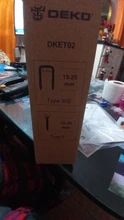 DEKO DKET02 Grapadora Eléctrica Engrapadora Marco con clavos y herramientas de carpintería Grapadora Tapiceria