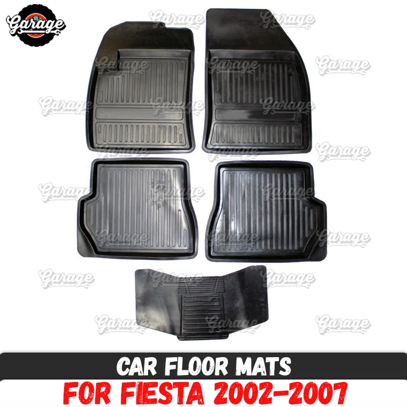 

Автомобильные коврики для чехла Ford Fiesta 2002-2007 резиновые 1 комплект/4 шт. или 2 шт. аксессуары защита для украшения ковра