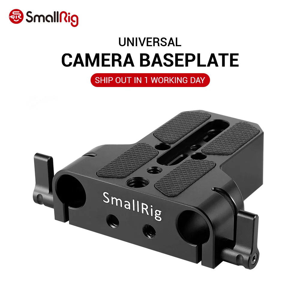 

SmallRig Low Profile Base Plate with Rod Rail Clamp for Sony Fs7, Sony A7 Series, Canon C100/c300/c500-1674