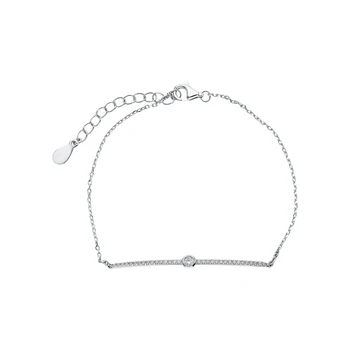 

Silver Bracelet with cubic zirconia sunlight sample 925