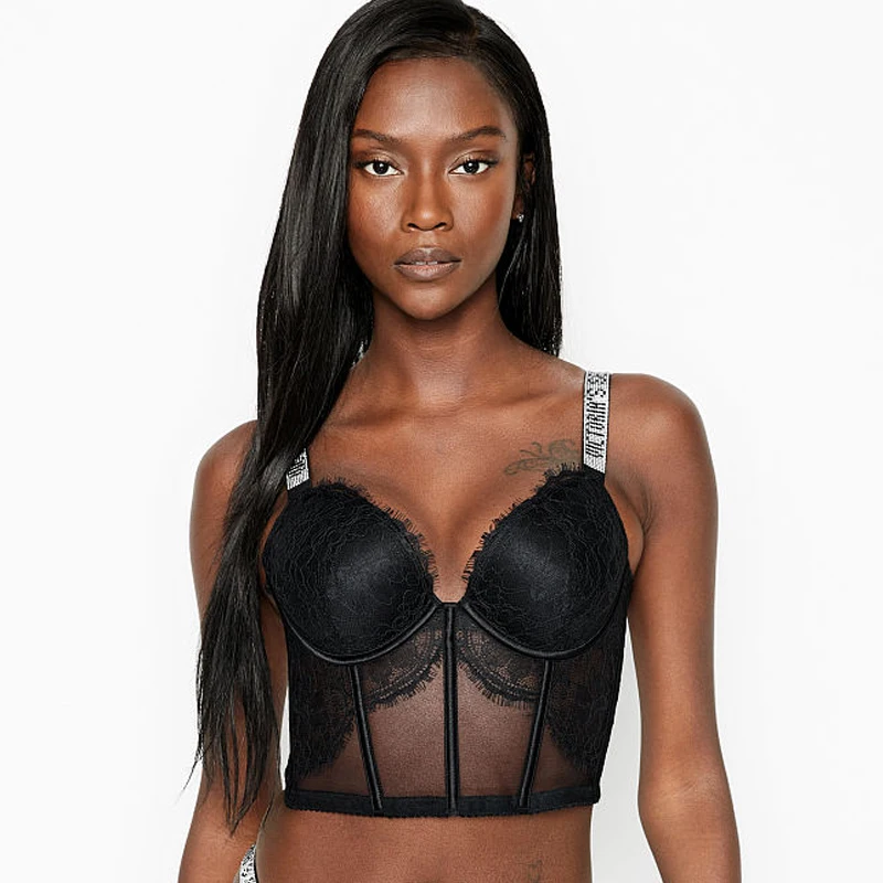 2 Piece Lingerie Set Letter Sexy Bras Luxury brand Underwear Women Sets Pink Comfort Push Up Plus Size Bra Panty Lingerie Set