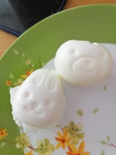 Boiled Egg Mold Cute Cartoon 3D Egg Ring Mould Bento Maker Cutter Decorating Egg Tool