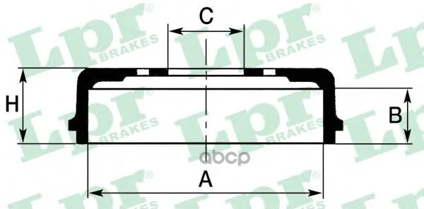 Барабан Тормозной Suzuki Grand Vitara 98- Lpr 7d0689 Lpr арт. 7D0689