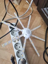Octopus Light Ceiling-Lamp LED Energy-Saving Warm White Cold 5730SMD 220V 24W 16W 12W