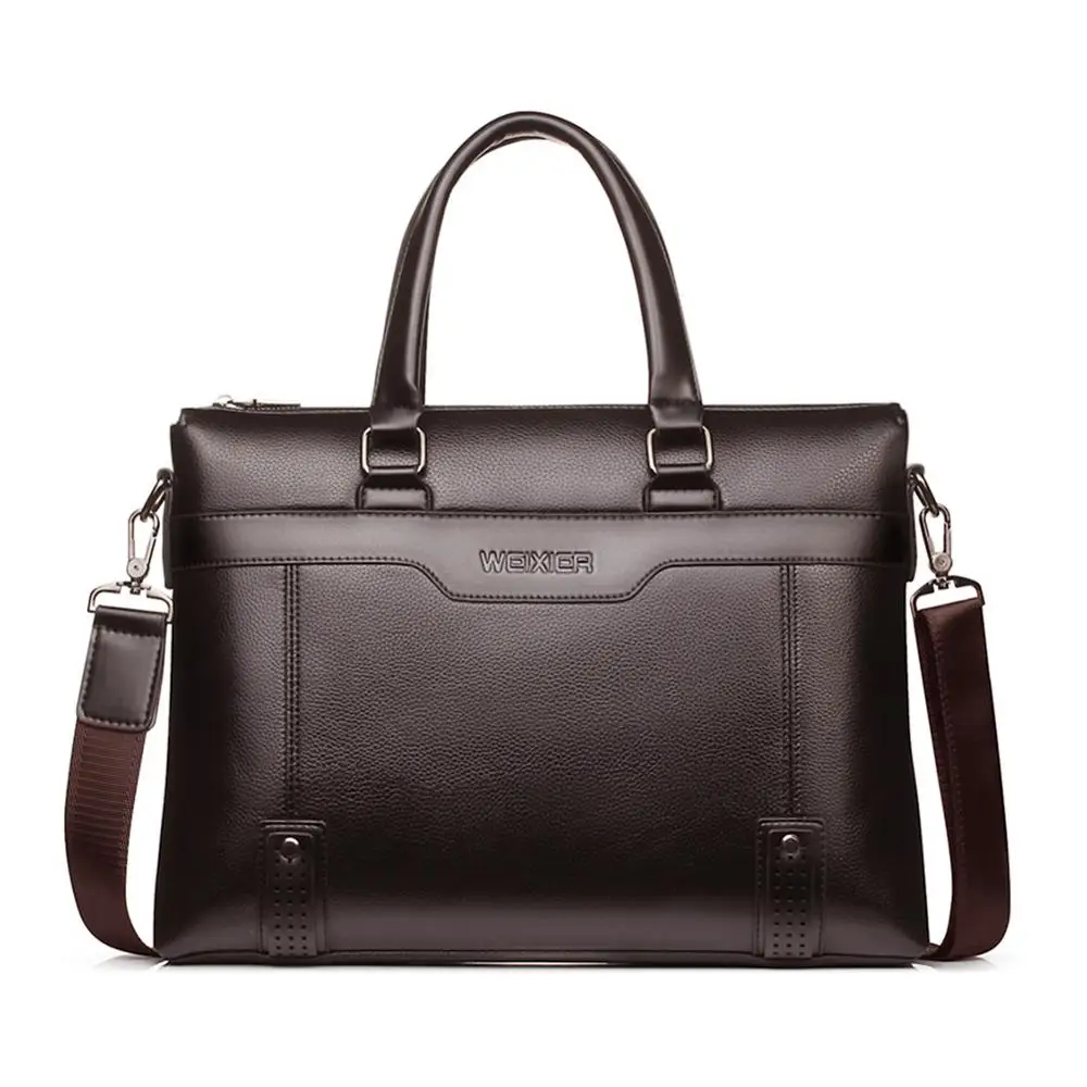 

Famous Brand Men Briefcase PU Leather Laptop Briefcases Male Bag Business Shoulder Bags Laptop Bag Travel Leather Handbag