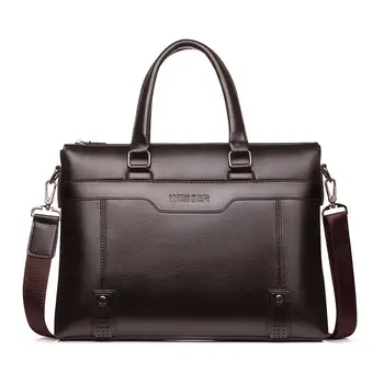 

Famous Brand Men Briefcase PU Leather Laptop Briefcases Male Bag Business Shoulder Bags Laptop Bag Travel Leather Handbag