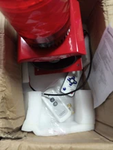 Alarma de sonido y luz, claxon Industrial de seguridad, Flash estroboscópico de voz, 110dB, con Control remoto inalámbrico