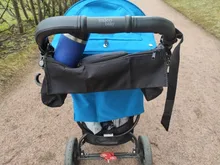 Organizador de cochecito de bebé, bolsa de portabotellas, accesorios de cochecito de bebé, silla de ruedas