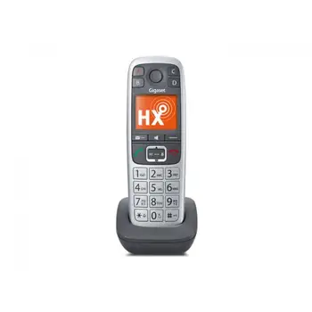 

Gigaset E560HX Analog/DECT telephone gray, silver identifier call