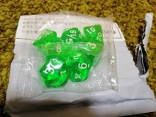 MTG RPG D&D DND Poly Dice Board Game set of 7 sided die D4 D6 D8 D10 D12 D20