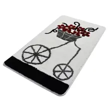 Коврик для ванной-коврики | коврик для ванной нескользящие Противоскользящие коврики Alacati Red 60X100 см