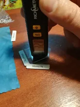 RICHMETERS GY910 medidor de espesor de recubrimiento Digital 1 micrón/0-1300 de la pintura del coche de espesor de película probador del metro de FE/NFE