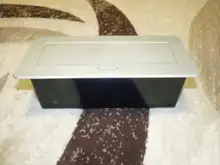 Enchufe DE escritorio toma DE corriente 2 3 DE EU FR con carga USB lenta emergente cubierta DE aleación DE aluminio plateado negro para sala DE reuniones enchufe pared,enchufes para pared,toma de corriente ,tomacorrien