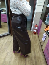 Trousers Leg-Pants Palazzo Oversized High-Waist Pantalon Female Wide Women Stylish ZANZEA