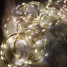 3M String LED Fairy Lights Garland Curtain Lamp USB Remote Control New Year Christmas