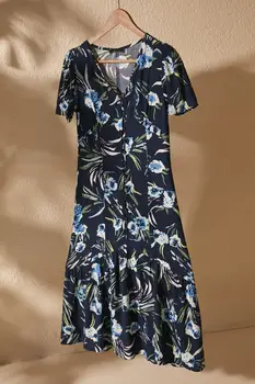 

Trendyol Flower Print Shirt Dress TWOSS20EL2432