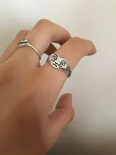 Nuevo creativo de la cara llorando anillos para mujer moda mujer anillo ajustable joyería damas Bar joyas del Club nocturno regalos triste amor anillo