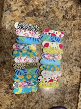 Más de 50 unids/lote Archivo de clavo de Mini tampón para uñas doble-cara estampada portátil pedicura manicura Vijlen uñas papel de lija archivo