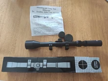 Mira telescópica para Rifle de caza, mira telescópica 3-7x28 réflex Crosshair 4x20 4x28, mira óptica Airsoft apta para pistola de riel de 11mm