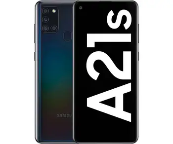 Перейти на Алиэкспресс и купить Samsung Galaxy A21S черный мобильный 4G Dual Sim 6,5 'LCD Hd + Oc смартфон мобильный телефон