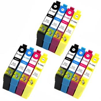 

12 cartriges T1281 T1282 T1283 T1284 T1289's refill Compatible for printer Model Epson Stylus SX420W