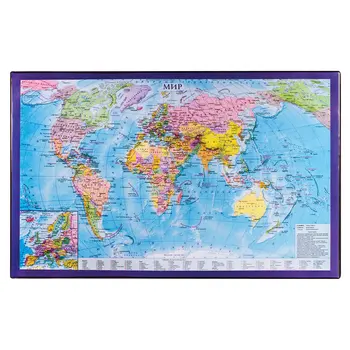 

Mat-lining table for letter brauberg, 380x590mm, with world map