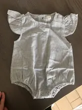 Body de algodón con volantes a rayas para recién nacidos, ropa para bebés de 0 a 18 meses