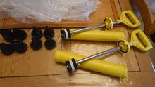 Pistola de calafateo, bomba de cemento y cal, mortero de enlace, pulverizador, aplicador, herramientas de llenado de lechada con 4 boquillas Y98E