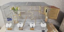 Bird Parrot Toys Ladders Cockatiels Wooden Climbing Cage-Supplies Perches Hanging-Swing-Hammock