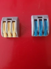 Cable-Connectors Splicing Spring Push-In-Terminal-Block Compact Fast-Wire Universal Mini