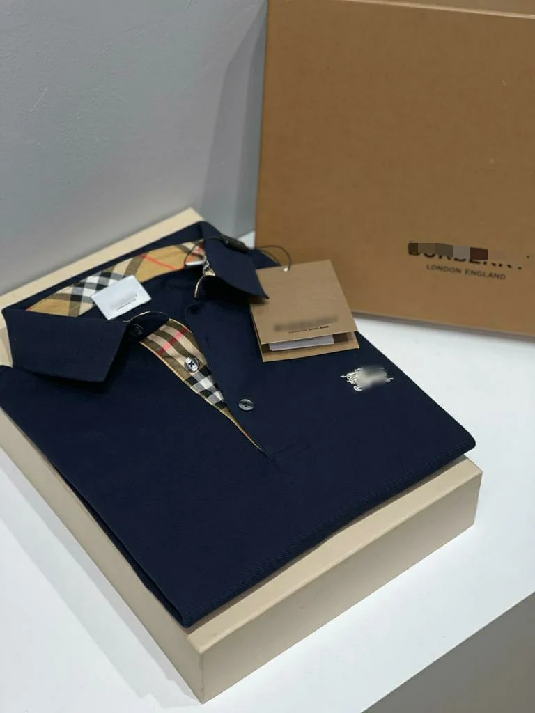 Espana icónico hombres Londres camisa tipo POLO a la moda de manga corta