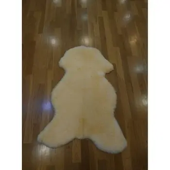 

Natural lamb fur rug 90x65 cm