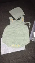 Conjunto de 2 uds. De ropa de punto para bebé, Pelele de algodón con botón en la entrepierna, mono de una pieza + sombreros para niño pequeño, trajes para niño y niña