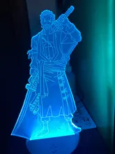 Led-Night-Light Table-Lamp Zoro-Figure Bedroom-Decoration Roronoa Bedside Anime Japanese